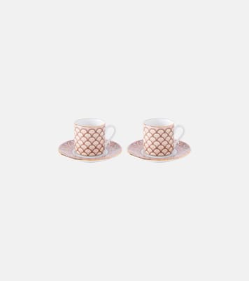 Impero set of 2 espresso cups and saucers | La DoubleJ