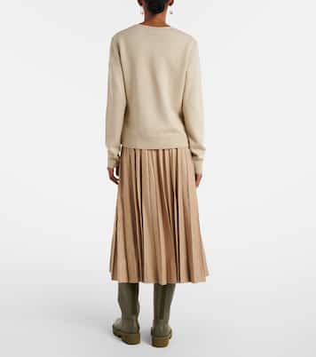 Down-paneled virgin wool cardigan | Moncler