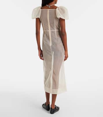 Robe midi en tulle | Simone Rocha