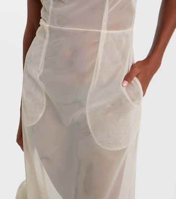 Robe midi en tulle | Simone Rocha