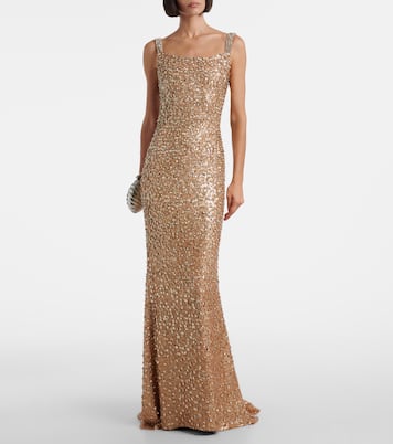 Lotus embellished gown | Jenny Packham