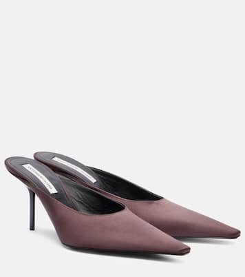 Mules aus Satin | Victoria Beckham