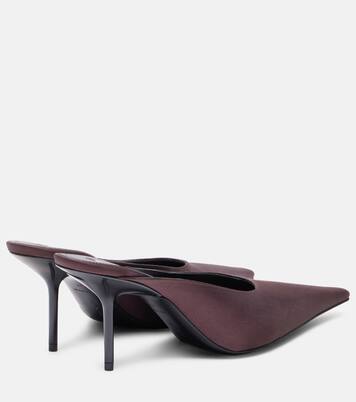 Mules aus Satin | Victoria Beckham