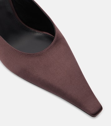 Mules aus Satin | Victoria Beckham