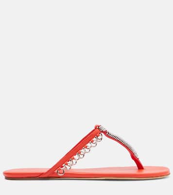 Sandalen Pierced aus Leder | Christopher Esber