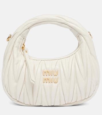 Wander Mini matelassé leather shoulder bag | Miu Miu