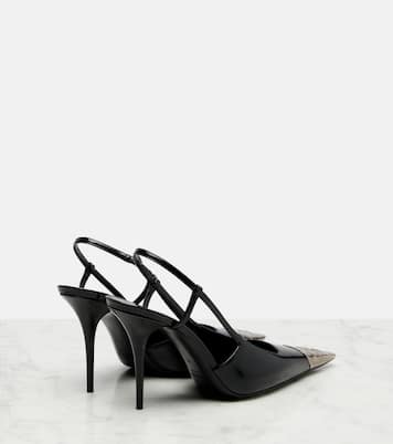 Slingback-Pumps Jeanne 90 aus Leder | Saint Laurent