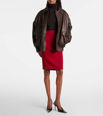 Slingback-Pumps Jeanne 90 aus Leder | Saint Laurent