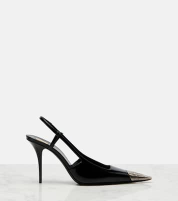 Slingback-Pumps Jeanne 90 aus Leder | Saint Laurent