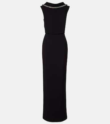 Embellished crêpe gown | Roland Mouret