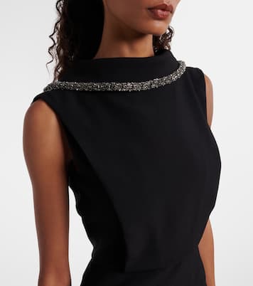 Embellished crêpe gown | Roland Mouret