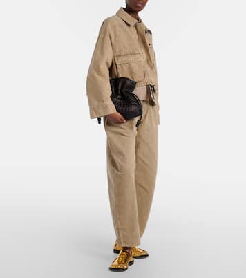 Clutch Flamenco Medium aus Leder | Loewe