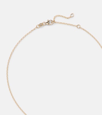 Protection Fine Belcher 18kt gold necklace with diamonds | FoundRae