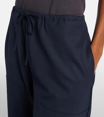 Jane wool-blend wide-leg pants | Leset