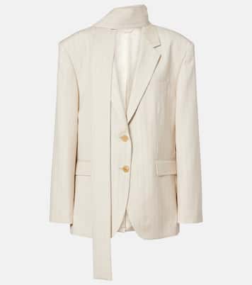 Pinstripe wool blazer | Acne Studios