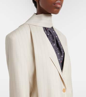Pinstripe wool blazer | Acne Studios