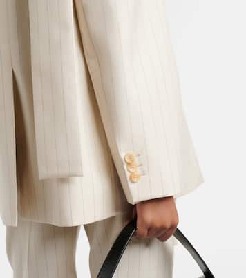 Pinstripe wool blazer | Acne Studios