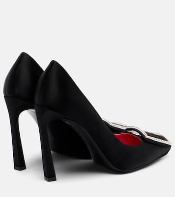 Trumpette 100 satin pumps | Roger Vivier