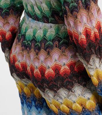 Weite Hose aus Häkelstrick | Missoni