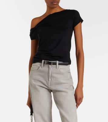 One-shoulder T-shirt | 7 For All Mankind