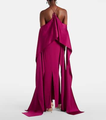 Robe longue Nan en crêpe  | Taller Marmo