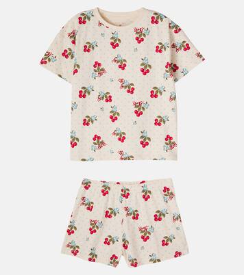 Ensemble t-shirt et short Lin en coton | Konges Sløjd