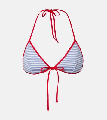Striped bikini top | Prada