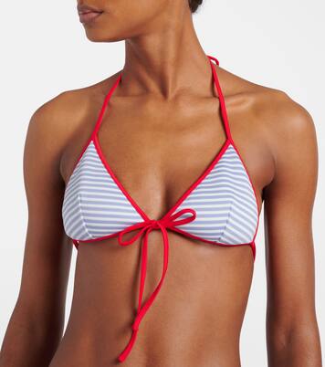 Striped bikini top | Prada