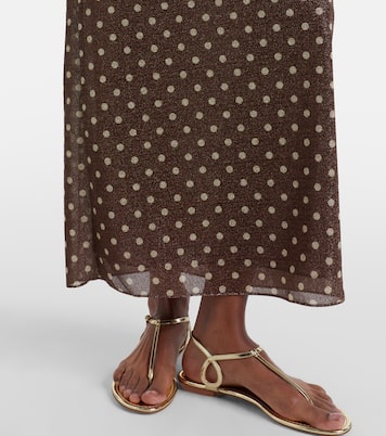 Robe longue Lumière à pois | Oséree