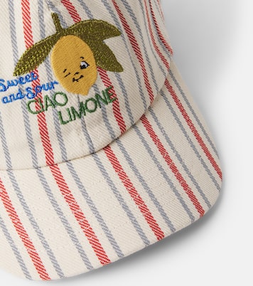Frankie striped cotton baseball cap | Konges Sløjd