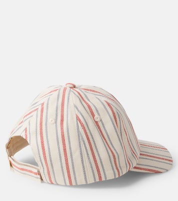 Frankie striped cotton baseball cap | Konges Sløjd