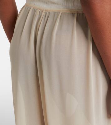 Pantalon ballon Mio en crêpe transparent | The Frankie Shop