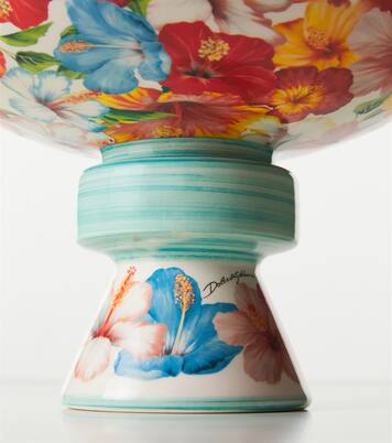 Floral ceramic serving stand | Dolce&Gabbana Casa