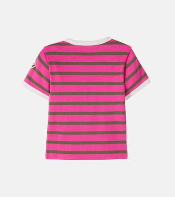 Striped cotton T-shirt | Moncler Enfant