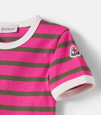 Striped cotton T-shirt | Moncler Enfant
