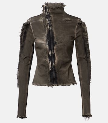 Gary distressed denim jacket | Rick Owens