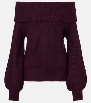 Off-Shoulder-Pullover aus Kaschmir und Seide | Jardin des Orangers