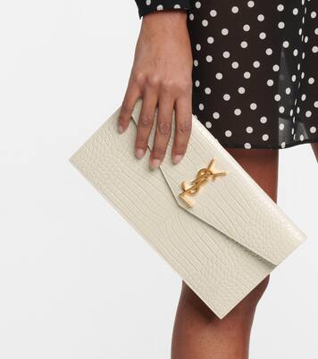 Clutch Uptown aus Leder | Saint Laurent