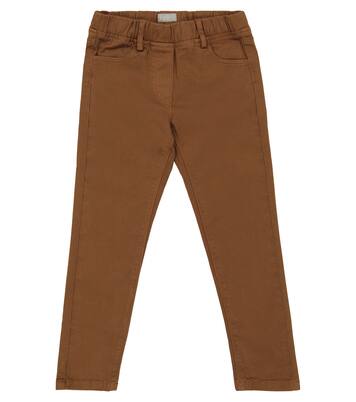 Stretch-cotton twill pants | Il Gufo