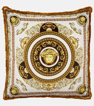 Medusa cotton cushion | Versace Home