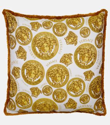 Medusa cotton cushion | Versace Home