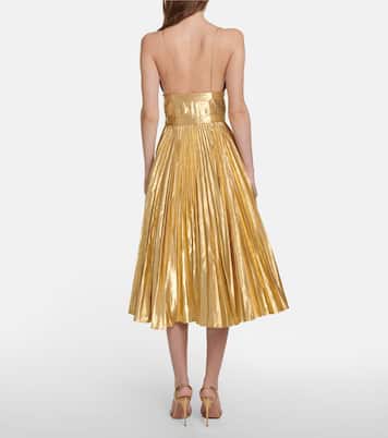 Vestido midi Winda plisado | Altuzarra