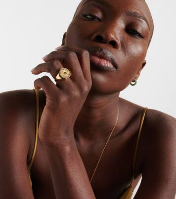 Anello Dawn Candy in oro 18kt con diamanti e pietre preziose | Ileana Makri