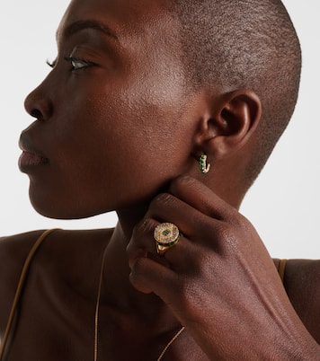 Anello Dawn Candy in oro 18kt con diamanti e pietre preziose | Ileana Makri