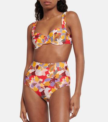 Culotte de bikini Santiago à taille haute | Rebecca Vallance