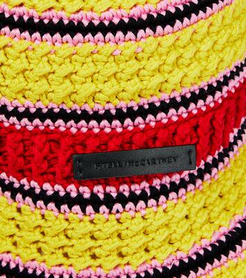 Logo cotton crochet bucket hat | Stella McCartney