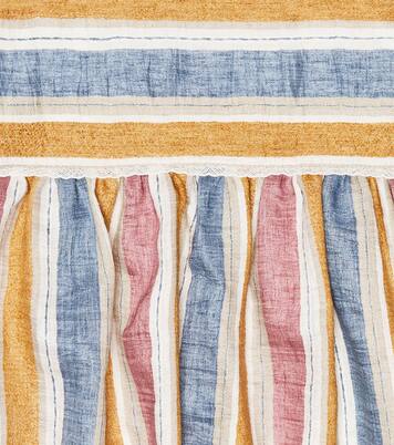 Striped linen-blend top | Il Gufo