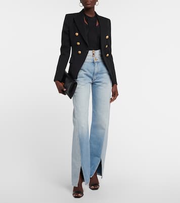 Body mit Mesh | Balmain