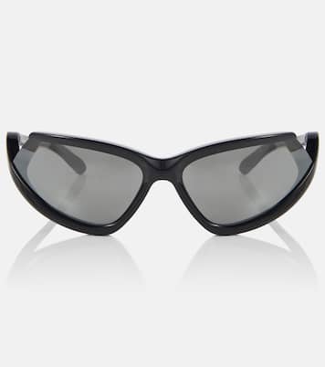 Ovale Sonnenbrille Side Xpander | Balenciaga