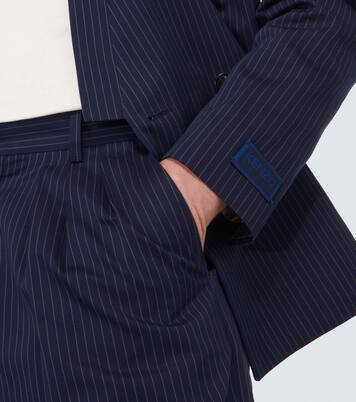 Veste rayée en coton et lin | Kenzo